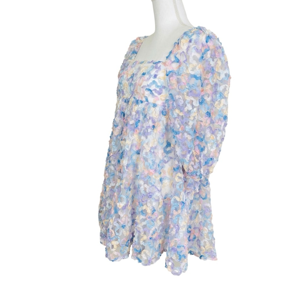 Storia 3D Floral Empire Mini Dress Size Small - Picture 8 of 13